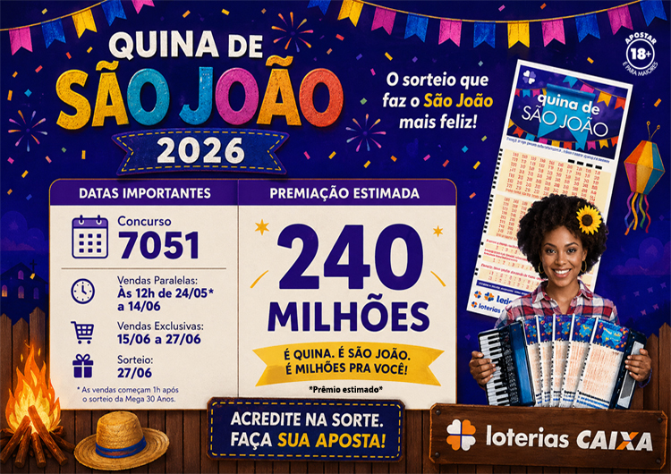 A Quina de São João 2026