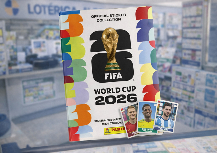 Lotéricas passam a vender álbum e figurinhas da Copa 2026 em nova parceria com a CAIXA