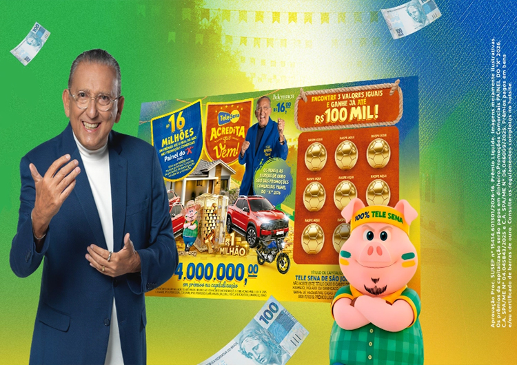 Tele Sena aposta em Galvão Bueno para campanha milionária de São João